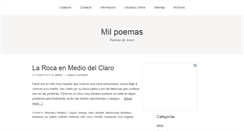 Desktop Screenshot of milpoemas.com